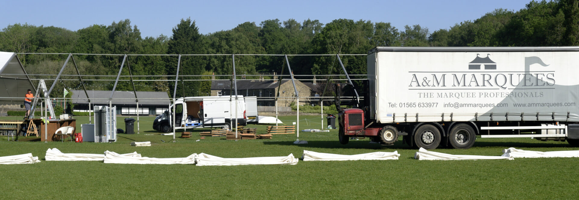 5457 Beer tent frame