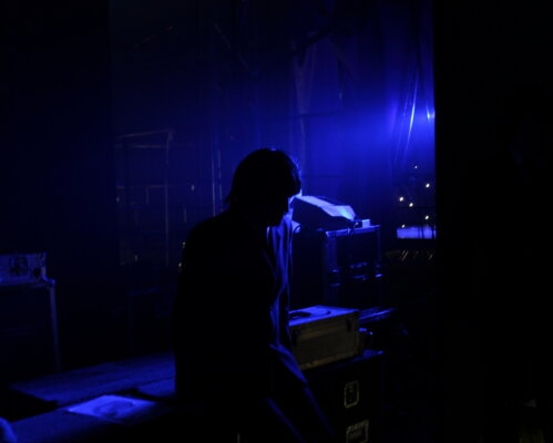 backstage Beatles George