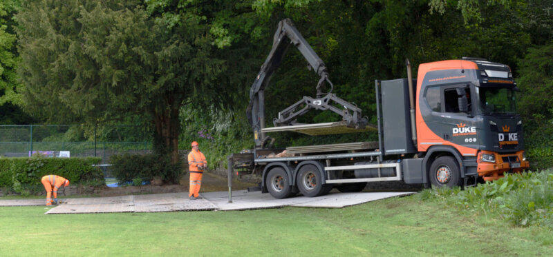 5090 Hard standing delivery