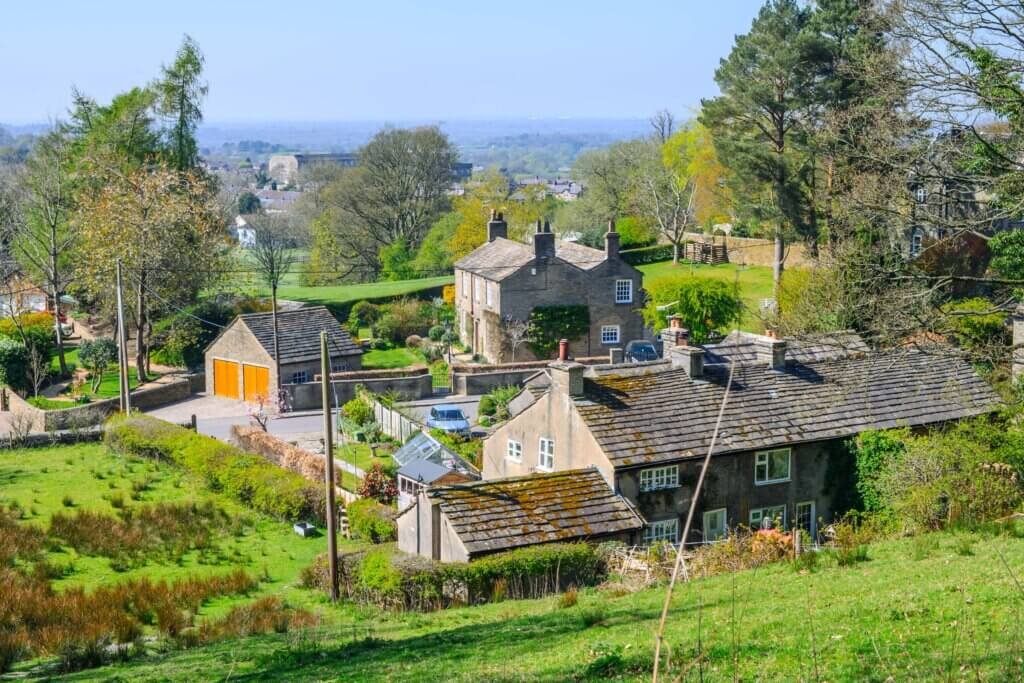 Looking over Oak Lane