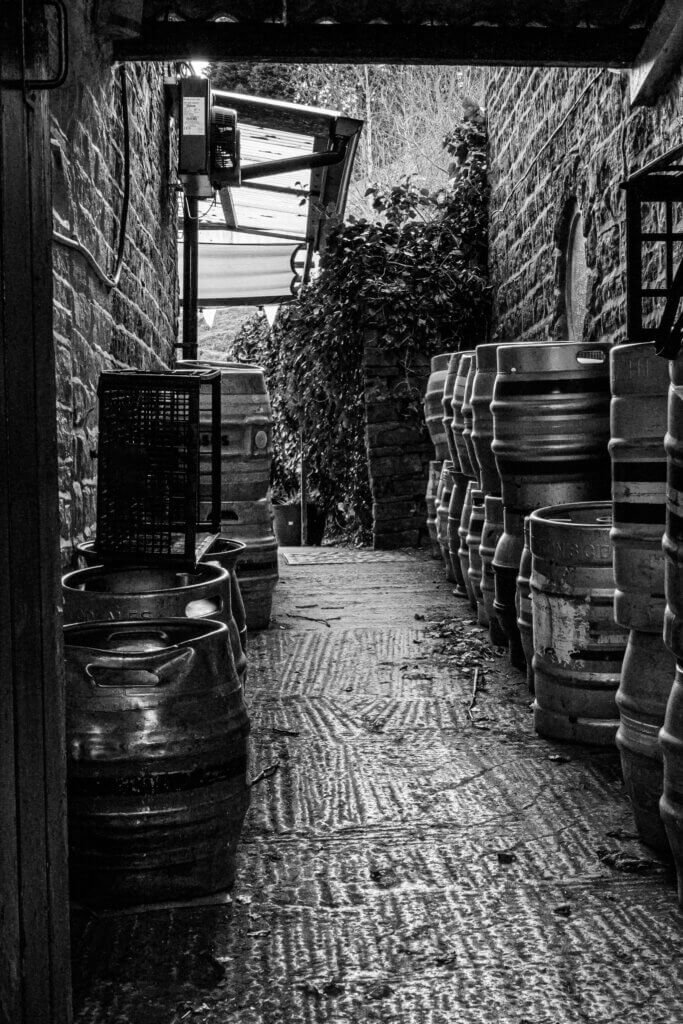 Barrels at ‘The Poachers Inn’