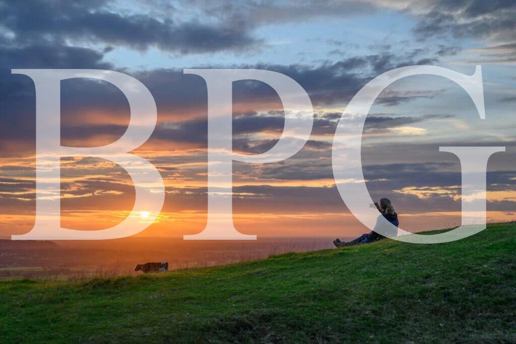 Photographing sunset