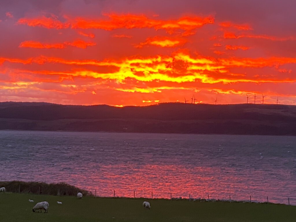 Fire in the sky