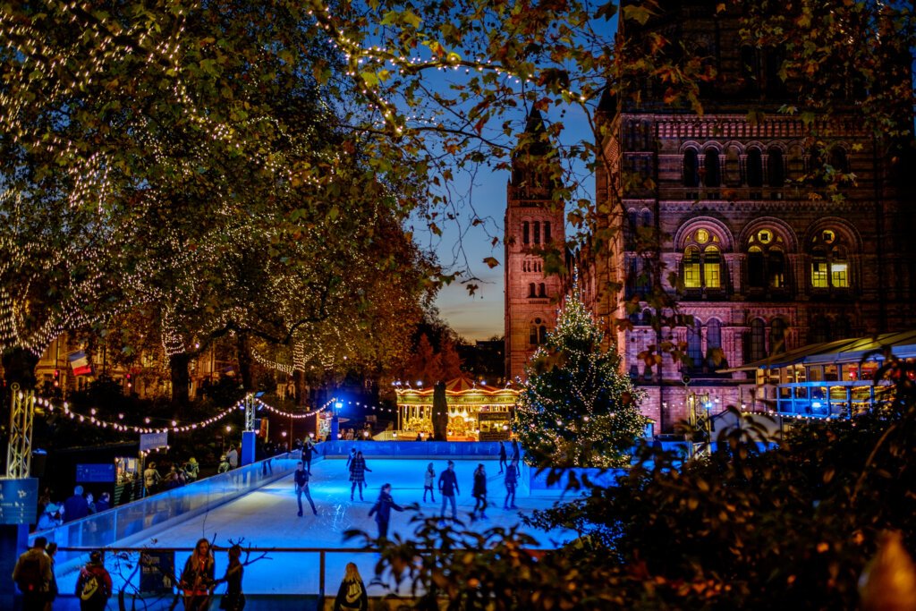 Ice Skating, Natural History Museum