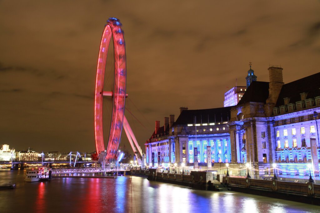 London Eye slo-mo