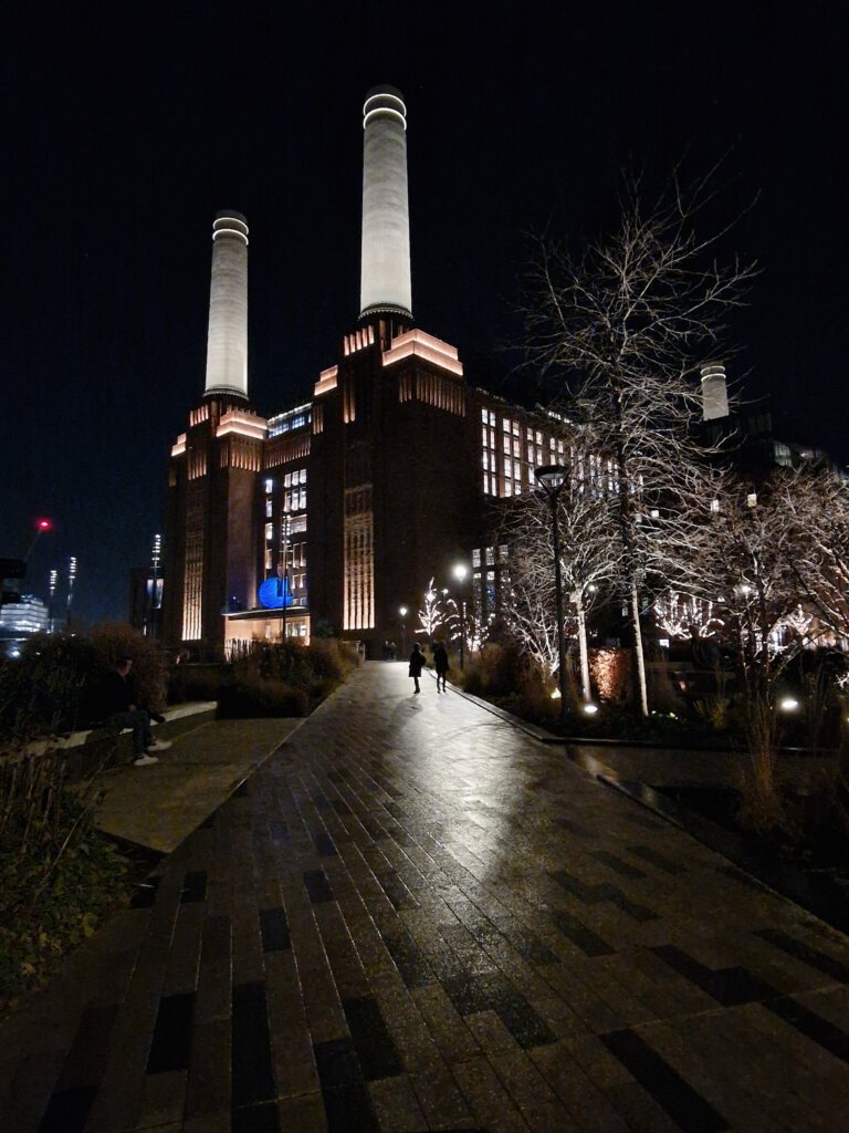 Path to Battersea Power Station