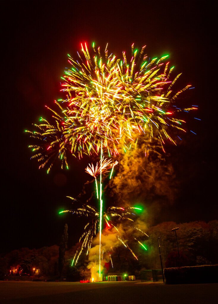 Fireworks on the rec