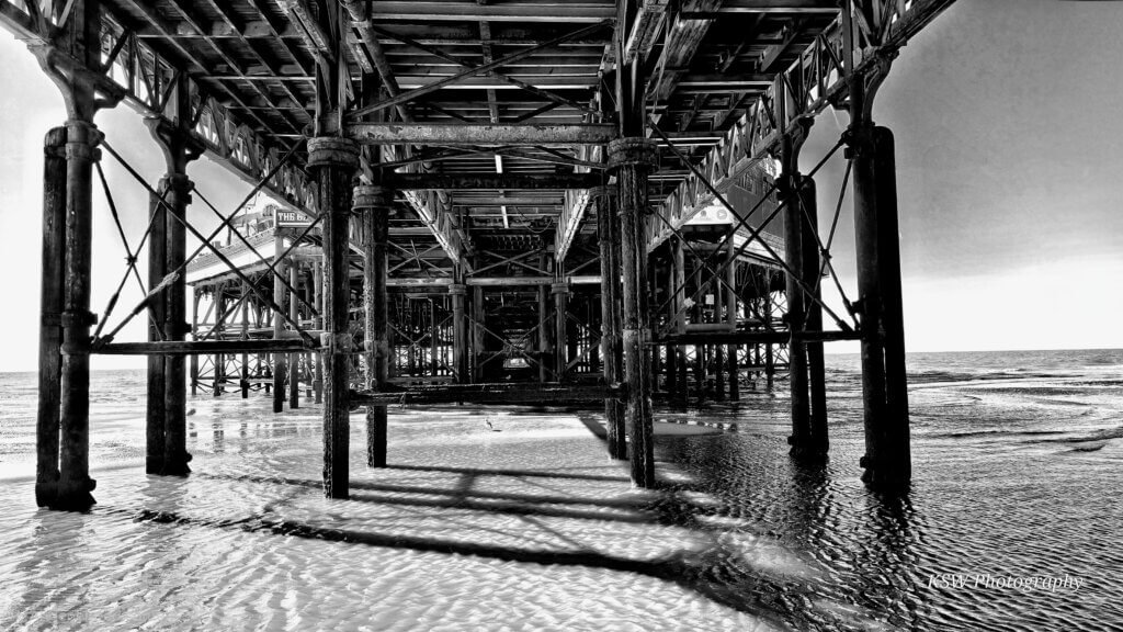 Casting Shadows. The North Pier Blackpool
