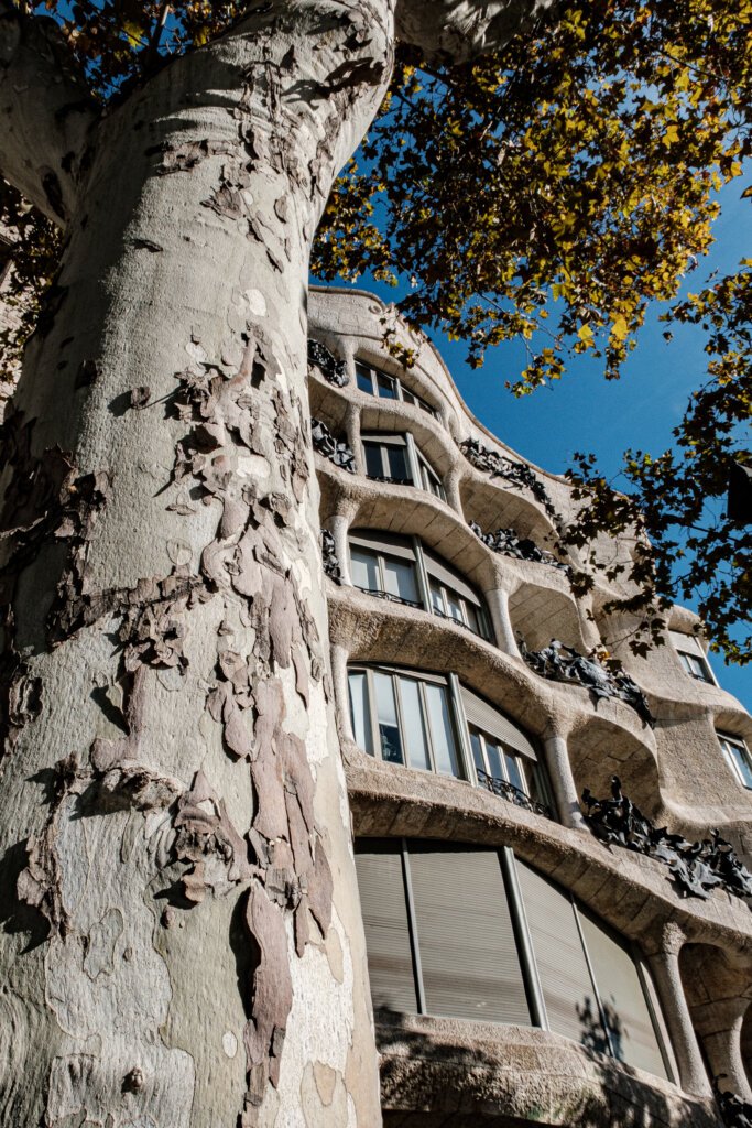 Casa Milà – an iconic Antoni Gaudí masterpiece, Barcelona, Catalonia, Spain