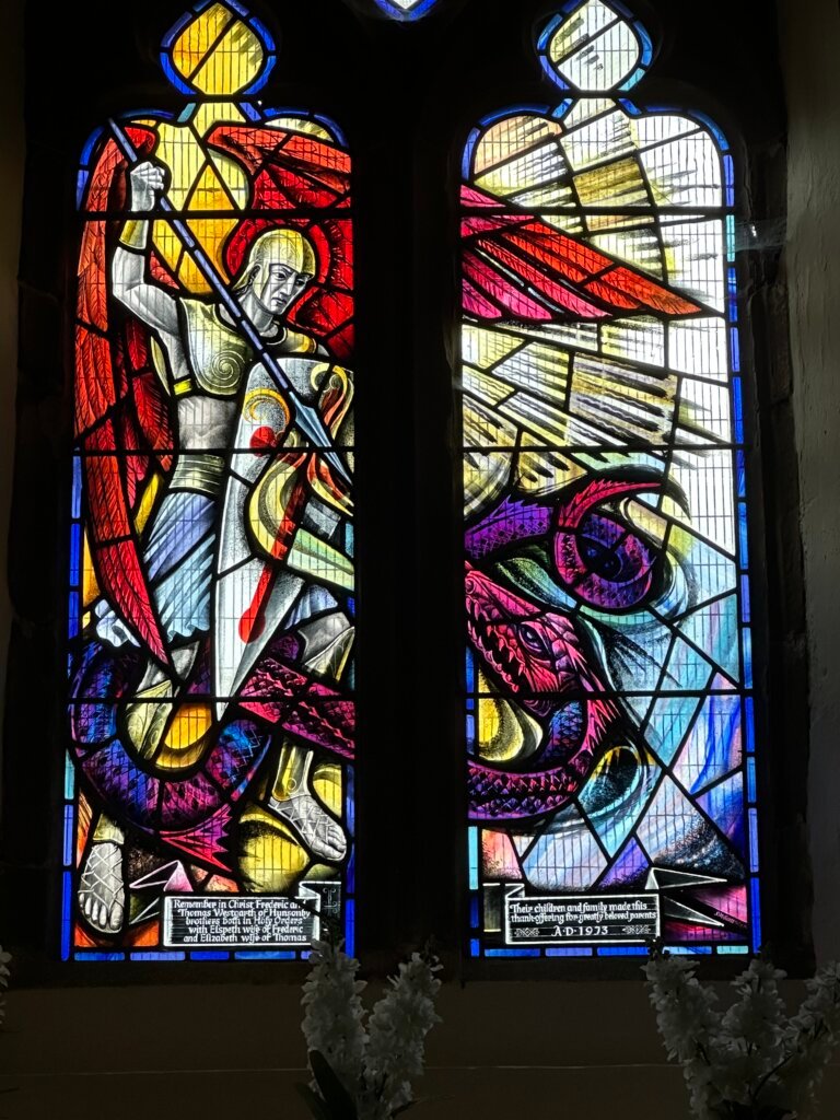 St George and the Dragon.