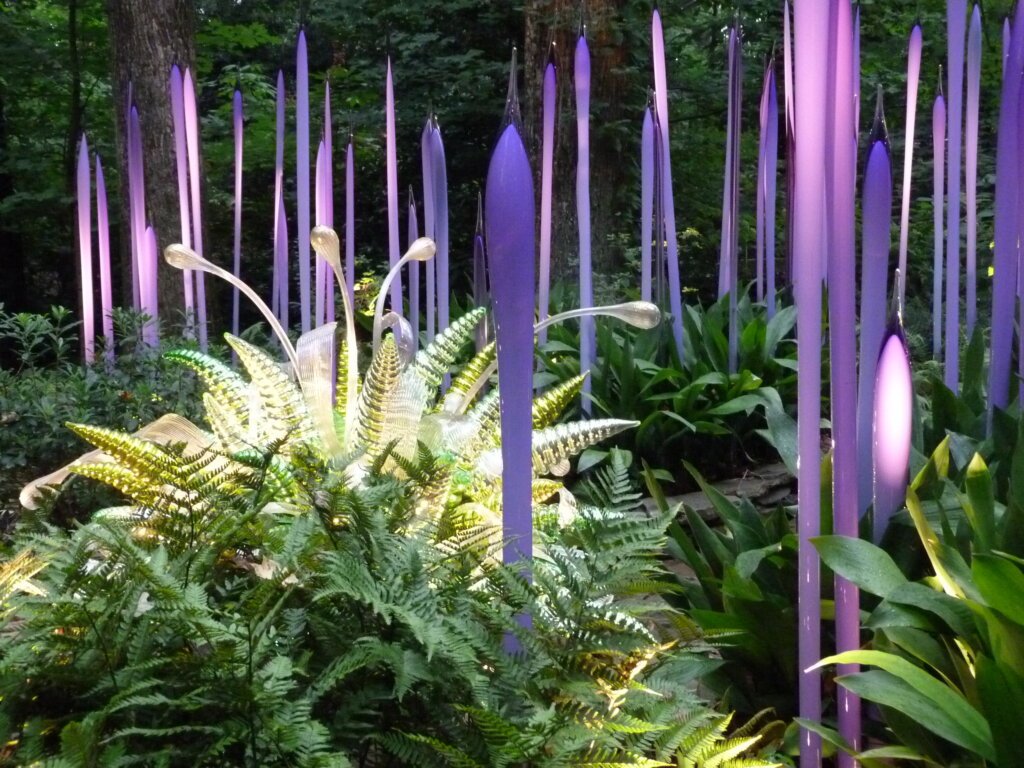 Alien world in glass