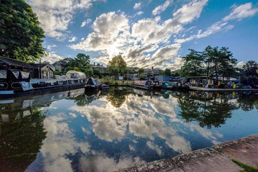 Wharf at daybreak